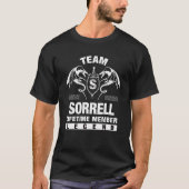 Team Sorrell Levenslang Lid T-shirt (Voorkant)