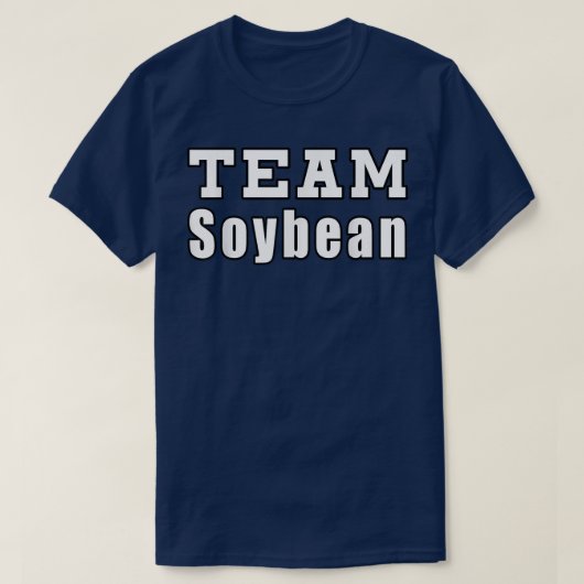 Team Soyboon Farmer Funny Soybeans T-shirt (Design voorkant)