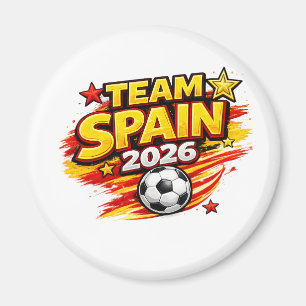 TEAM SPANJE 2026 Fan Patriotisch Spanje Voetbal Magneet