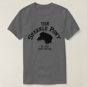 Team Sparkle-Pony T-shirt (Design voorkant)