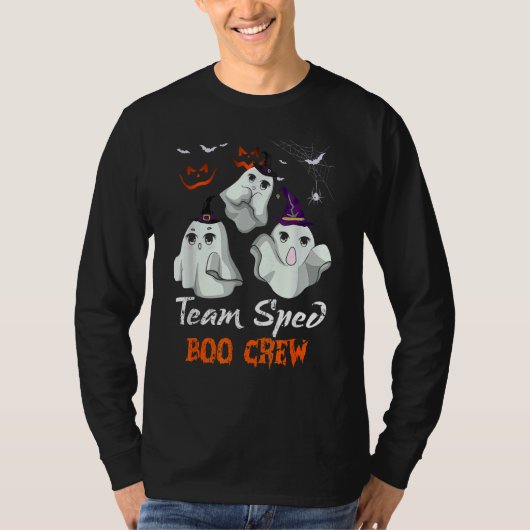 Team SPED Boo Crew Halloween Ghost SPED Special Ed T-shirt (Voorkant)