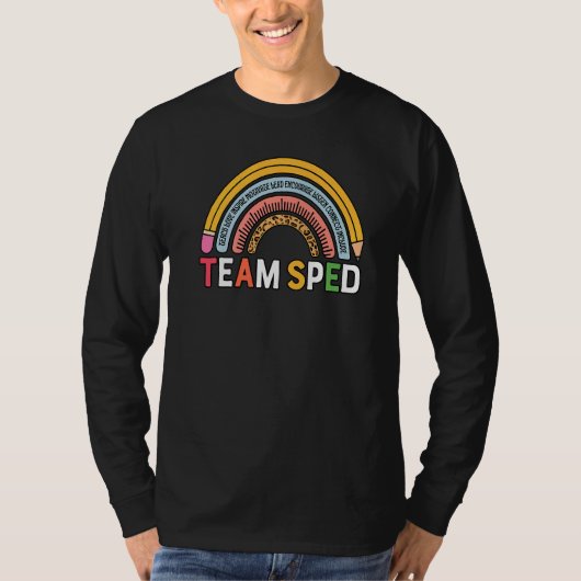 Team SPED Teacher Special Education Speducator Wom T-shirt (Voorkant)