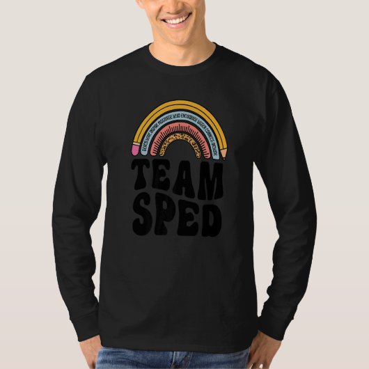 Team SPED Teacher Special Education Speducator Wom T-shirt (Voorkant)