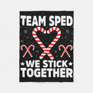 Team Sped We Stick Together - Speciaal Onderwijs K Fleece Deken