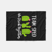 Team Sped We Stick Together Teacher Teaching Men W Fleece Deken (Voorkant (Horizontaal))