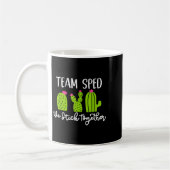 Team Sped We Stick Together Teacher Teaching Men W Koffiemok (Links)