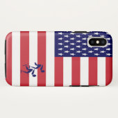 Team Speed Skating USA Case-Mate iPhone Case (Achterkant (horizontaal))