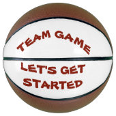 Team spel basketbal (Voorkant)