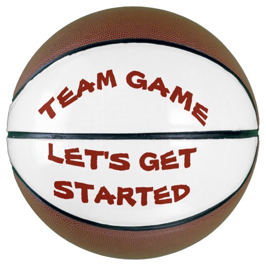 Team spel basketbal (Voorkant)