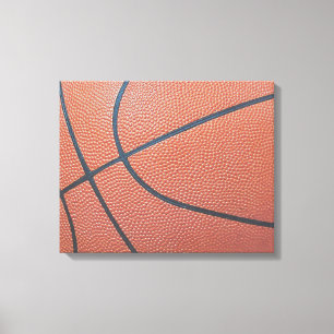 Team Spirit_Basketball texture_Hoops Lover Canvas Afdruk