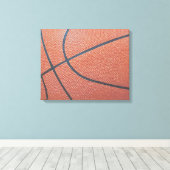 Team Spirit_Basketball texture_Hoops Lover Canvas Afdruk (Insitu (Houten vloer))