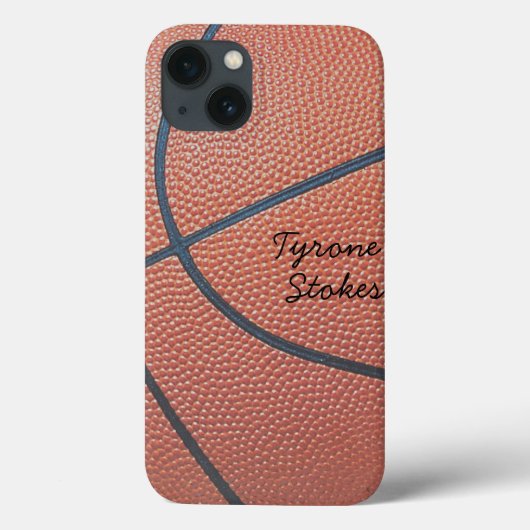 Team Spirit_Basketball textuur_Autografie Stijl Case-Mate iPhone Case (Achterkant)