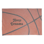 Team Spirit_Basketball textuur look_Hoop Dreams Kussensloop (Voorkant-Rechts)