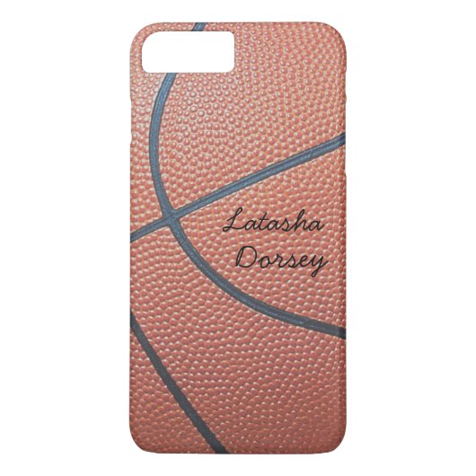 Team Spirit_Basketball textuur look_personalized Case-Mate iPhone Case (Achterkant)