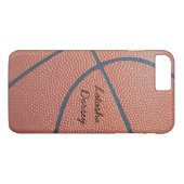 Team Spirit_Basketball textuur look_personalized Case-Mate iPhone Case (Achterkant (Horizontaal))