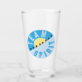 Team Spirit - bergbeklimming Glas (Voorkant)