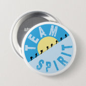 Team Spirit - bergbeklimming Ronde Button 7,6 Cm (Voorkant /achterkant)