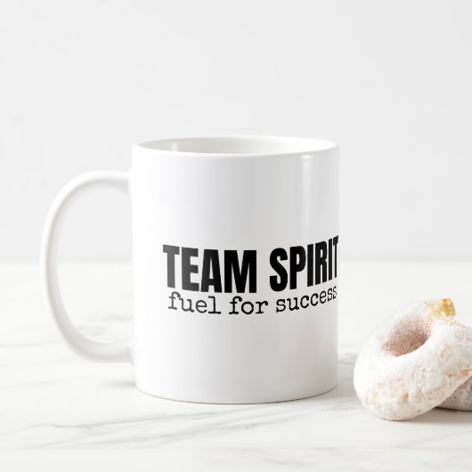 Team Spirit Inspirerend offerte Kantoor Personeel Koffiemok (Met donut)