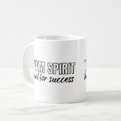 Team Spirit Inspirerend Quote Zakelijk personeel Koffiemok (Voorkant links)