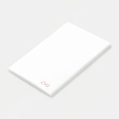 Team Spirit School Initialen Monogram Notes (Schuin)