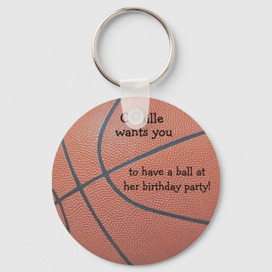 Team Spirit_texture_Heb een kogelverjaardag Sleutelhanger (Voorkant)