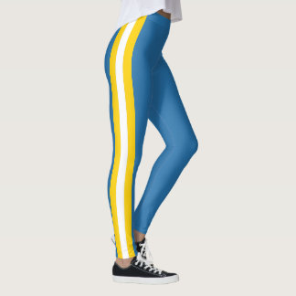 Team Spirit van Californië op Blauw Leggings