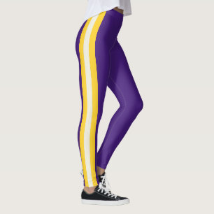 Team Spirit van Lousiana in Paars Leggings