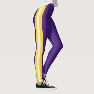 Team Spirit van Lousiana in Paars Leggings