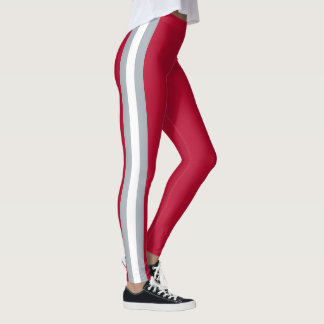 Team Spirit van Ohio in scharlakenrood met grijs e Leggings
