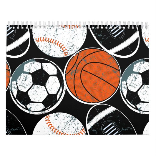 Team sport ballen kalender (Hoes)