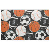 Team sport ballen stof (Fat Quarter)