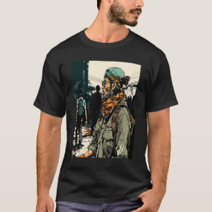 Team Sport Retro Airsoft Player T-shirt