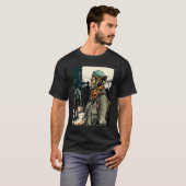 Team Sport Retro Airsoft Player T-shirt (Voorkant volledig)