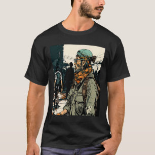 Team Sport Retro Airsoft Player T-shirt