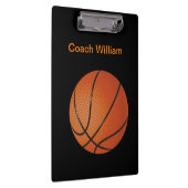 Team Sportmonogram Basketball-klemborden Klembord (Rechts)