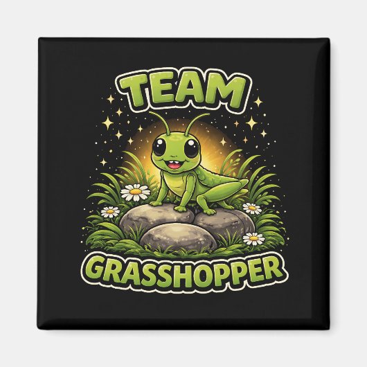 Team Sprinkhaan Magneet (Voorkant)