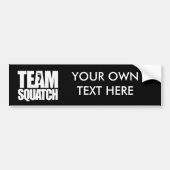 TEAM SQUATCH - BUMPERSTICKER (Voorkant)