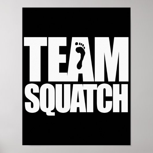 TEAM SQUATCH - POSTER (Voorkant)