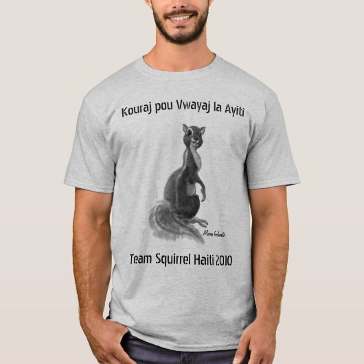Team Squirrel Haiti 2010 T-shirt (Voorkant)