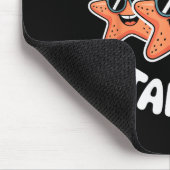 Team Starfish Cool Sungles Ocean Cartoon Crew Funn Muismat (Hoek)