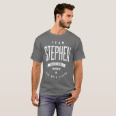 Team Stephen Gift Idees Mannen Name T-shirt (Voorkant volledig)