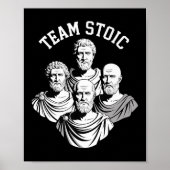 Team Stoic Epictetus Geschiedenis Fans Premium Poster (Voorkant)