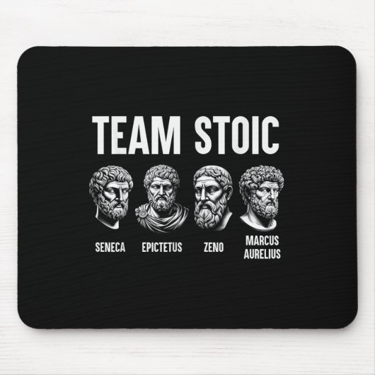 Team Stoïcijnse filosoof Marcus Aurelius Epictetus Muismat (Voorkant)