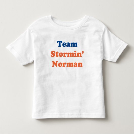Team Stormin' Norman Kinder Shirts (Voorkant)