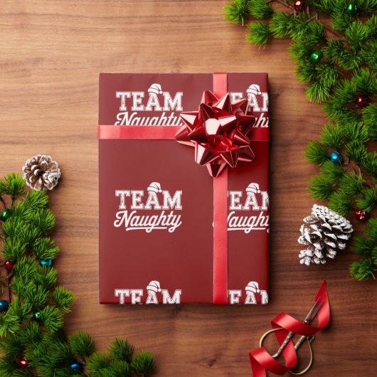 Team Stout Grappig Kerstfeest Grap Humor Mannen Cadeaupapier (Feestdagen Geschenken)
