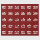 Team Stout Grappig Kerstfeest Grap Humor Mannen Cadeaupapier (Vlak)