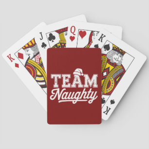 Team Stout Grappig Kerstfeest Grap Humor Mannen Pokerkaarten