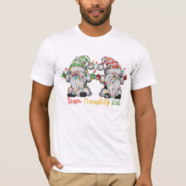 Team Stoute Lijst kabouters kerstverlichting match T-shirt