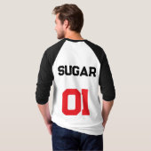 Team Sugar Baseball T-shirt (Achterkant volledig)