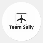 Team Sully Ronde Sticker (Voorkant)